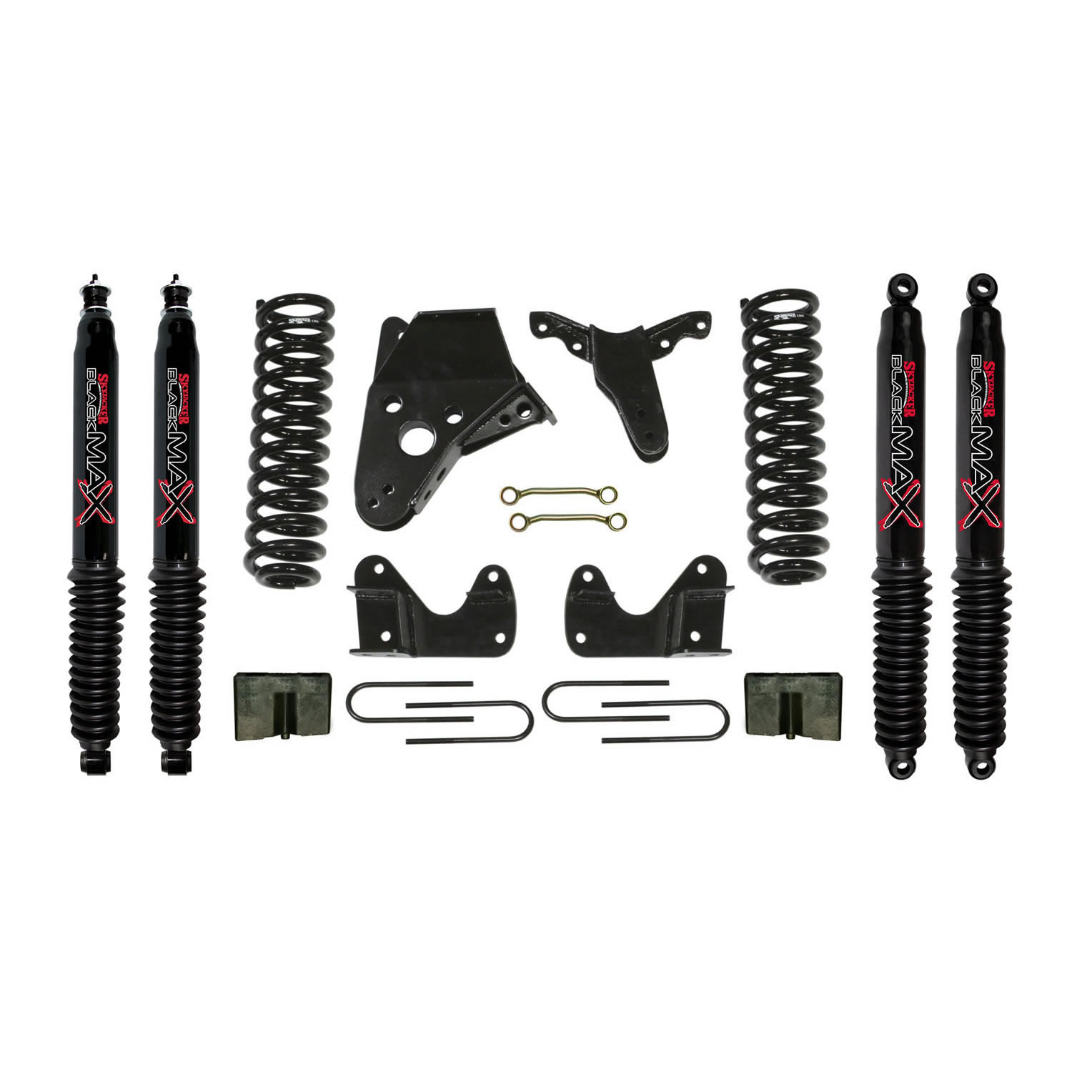 Bronco Ii Suspension Lift Kit 84 90 Bronco Ii Wshock Black Max Shocks 6 Inch Lift Incl Front