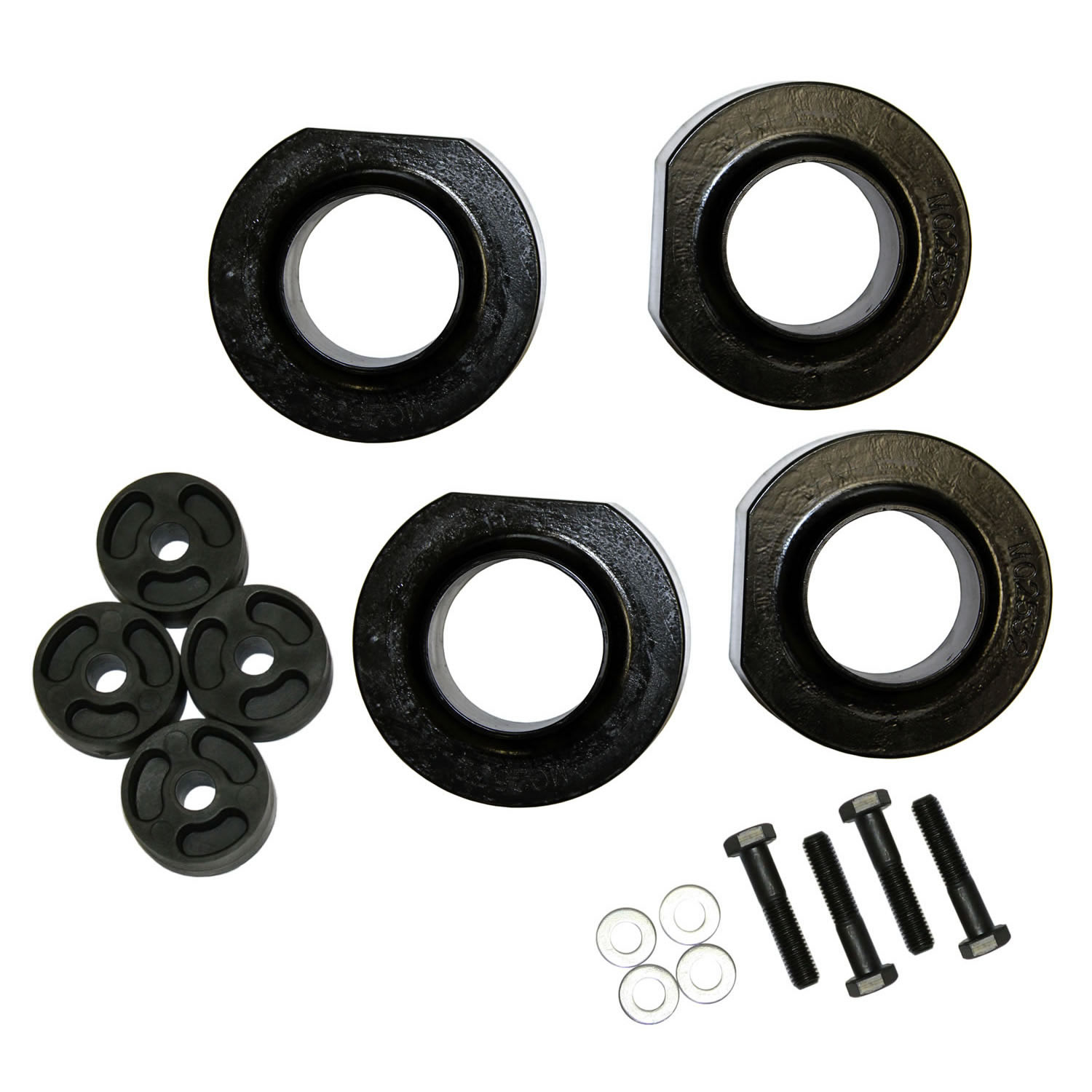 Jeep TJ Lift Kit 2 Inch Lift Includes Poly Spacer Blocks U Bolts